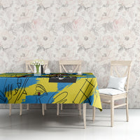 African Art Viva Underground Psychedelic Vintage Style Tablecloth - Wonder Print Shop