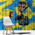 African Art Viva Underground Psychedelic Vintage Style Window Curtain - Wonder Print Shop