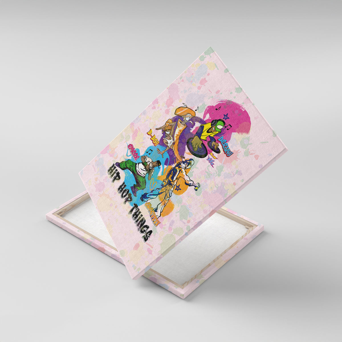 4 Elements Of Hip Hop Canvas Wall Art - Wonder Print Shop