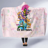 4 Elements Of Hip Hop Hooded Blanket