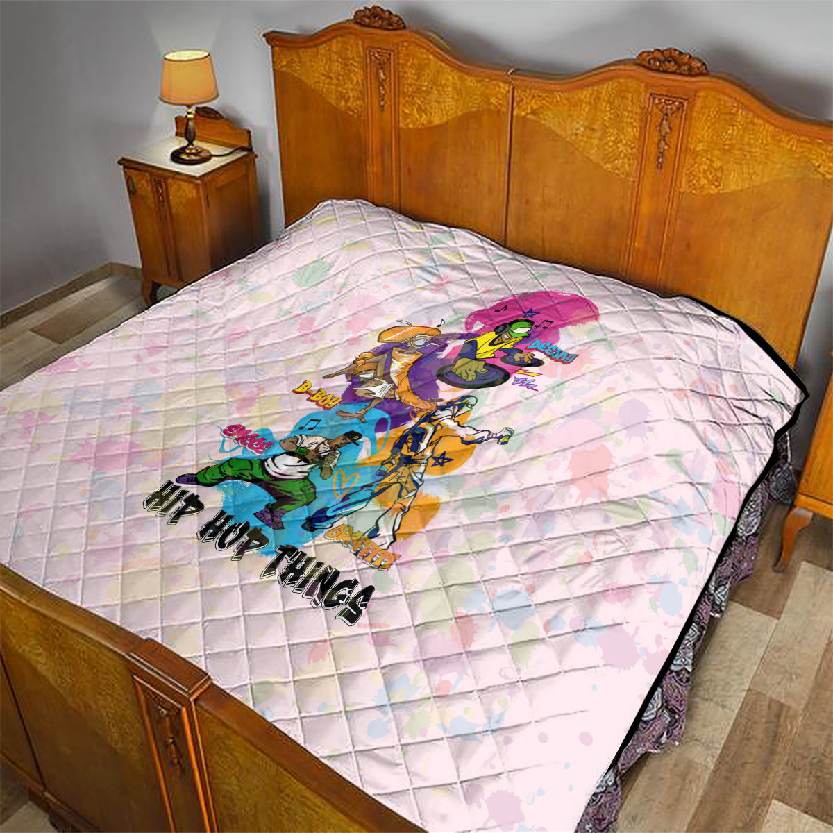 4 Elements Of Hip Hop Quilt - Wonder Print Shop
