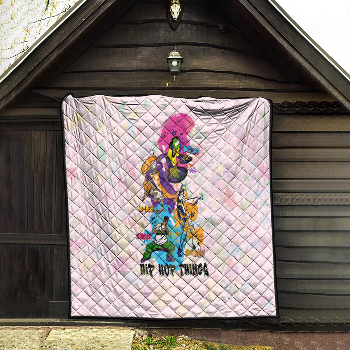 4 Elements Of Hip Hop Quilt - Wonder Print Shop