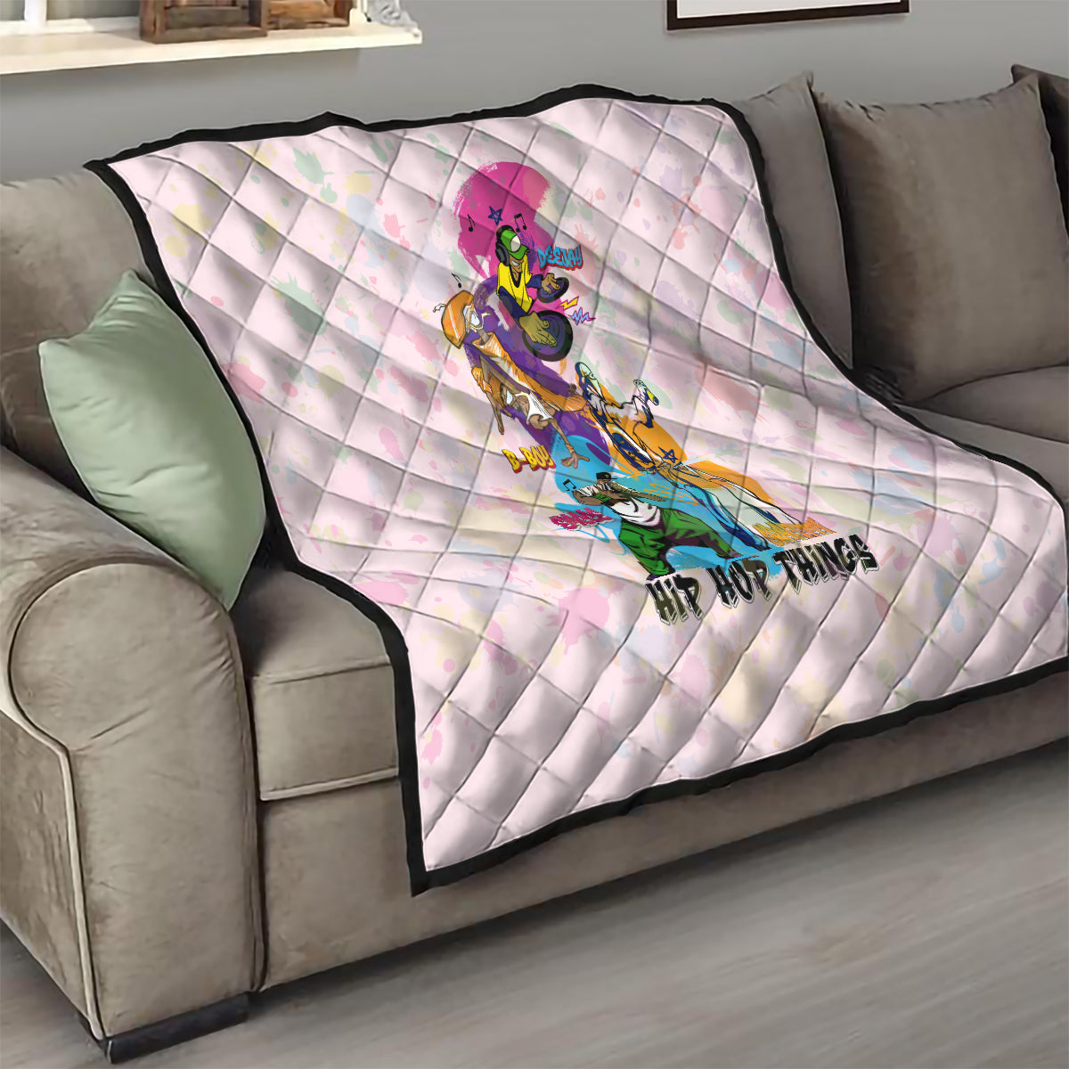 4 Elements Of Hip Hop Quilt - Wonder Print Shop