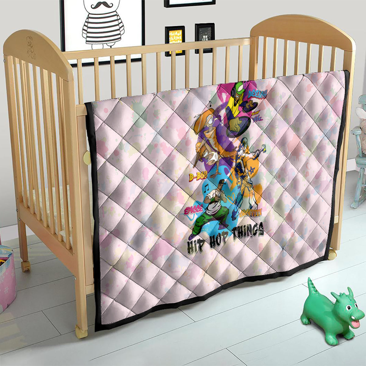 4 Elements Of Hip Hop Quilt - Wonder Print Shop