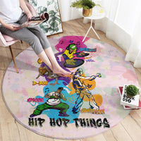 4 Elements Of Hip Hop Round Carpet