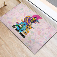 4 Elements Of Hip Hop Rubber Doormat - Wonder Print Shop