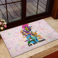 4 Elements Of Hip Hop Rubber Doormat - Wonder Print Shop