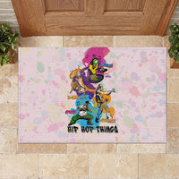4 Elements Of Hip Hop Rubber Doormat - Wonder Print Shop