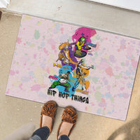 4 Elements Of Hip Hop Rubber Doormat - Wonder Print Shop
