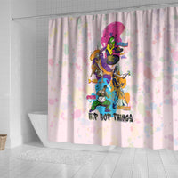 4 Elements Of Hip Hop Shower Curtain