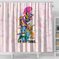 4 Elements Of Hip Hop Shower Curtain