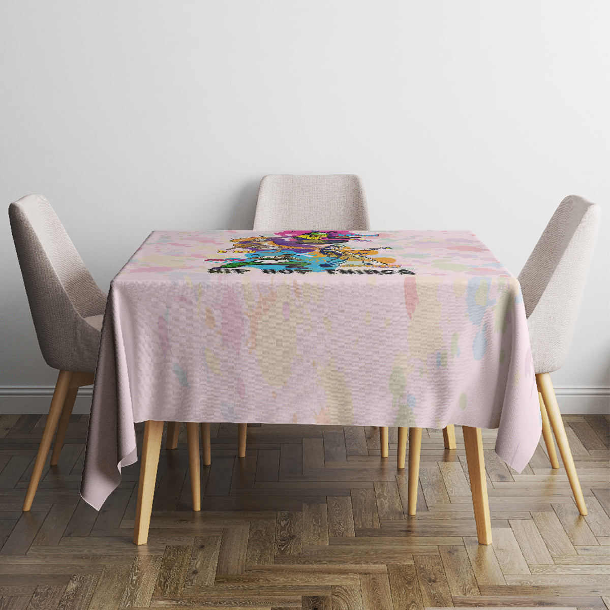 4 Elements Of Hip Hop Tablecloth - Wonder Print Shop
