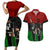 Mexico City 1968 African American Couples Matching Short Sleeve Bodycon Dress and Hawaiian Shirt Black Power Salute - Wonder Print Shop