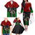Mexico City 1968 African American Family Matching Off Shoulder Long Sleeve Dress and Hawaiian Shirt Black Power Salute - Wonder Print Shop