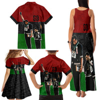 Mexico City 1968 African American Family Matching Tank Maxi Dress and Hawaiian Shirt Black Power Salute - Wonder Print Shop
