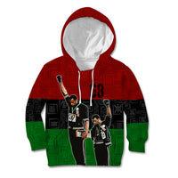 Mexico City 1968 African American Kid Hoodie Black Power Salute - Wonder Print Shop
