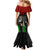 Mexico City 1968 African American Mermaid Dress Black Power Salute - Wonder Print Shop