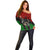 Mexico City 1968 African American Off Shoulder Sweater Black Power Salute - Wonder Print Shop