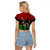 Mexico City 1968 African American Raglan Cropped T Shirt Black Power Salute - Wonder Print Shop