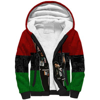 Mexico City 1968 African American Sherpa Hoodie Black Power Salute - Wonder Print Shop