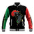 Powerful Panther Africa Baseball Jacket Map Africa - Wonder Print Shop