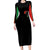 Powerful Panther Africa Family Matching Long Sleeve Bodycon Dress and Hawaiian Shirt Map Africa - Wonder Print Shop