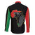 Powerful Panther Africa Family Matching Off Shoulder Maxi Dress and Hawaiian Shirt Map Africa - Wonder Print Shop