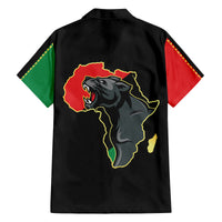 Powerful Panther Africa Family Matching Puletasi Dress and Hawaiian Shirt Map Africa - Wonder Print Shop