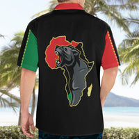 Powerful Panther Africa Hawaiian Shirt Map Africa - Wonder Print Shop