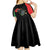 Powerful Panther Africa Kid Short Sleeve Dress Map Africa - Wonder Print Shop