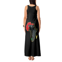 Powerful Panther Africa Tank Maxi Dress Map Africa - Wonder Print Shop