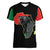 Powerful Panther Africa Women V Neck T Shirt Map Africa - Wonder Print Shop