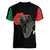 Powerful Panther Africa Women V Neck T Shirt Map Africa - Wonder Print Shop
