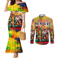 the-real-gs-couples-matching-mermaid-dress-and-long-sleeve-button-shirts-civil-rights-leaders
