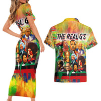 The Real G's Couples Matching Short Sleeve Bodycon Dress and Hawaiian Shirt Civil Rights Leaders - Wonder Print Shop