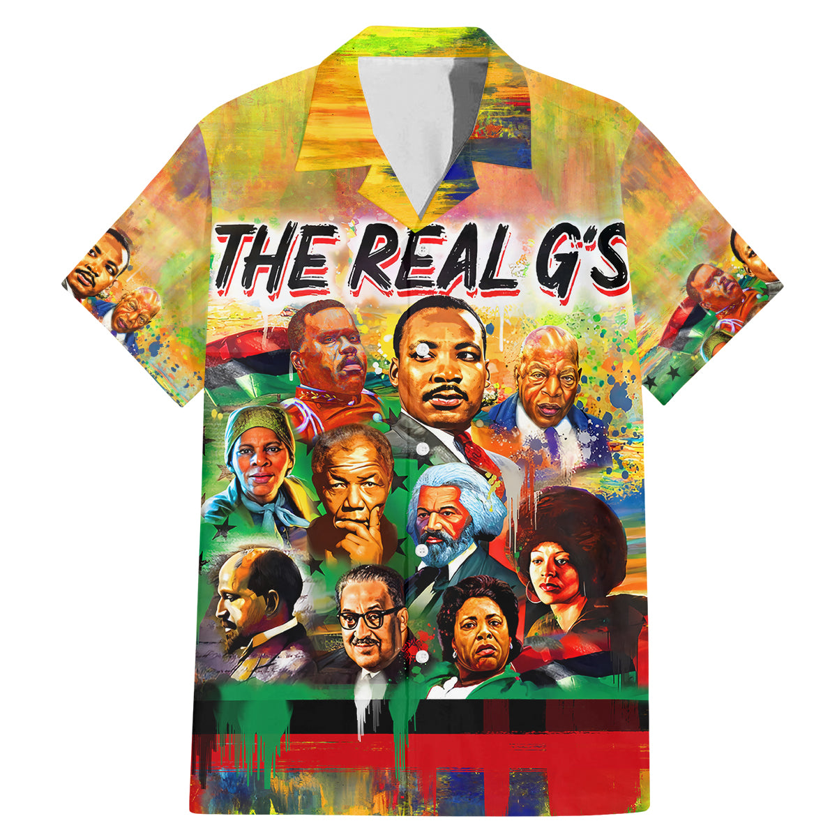 The Real G's Family Matching Mermaid Dress and Hawaiian Shirt Civil Rights Leaders - Wonder Print Shop