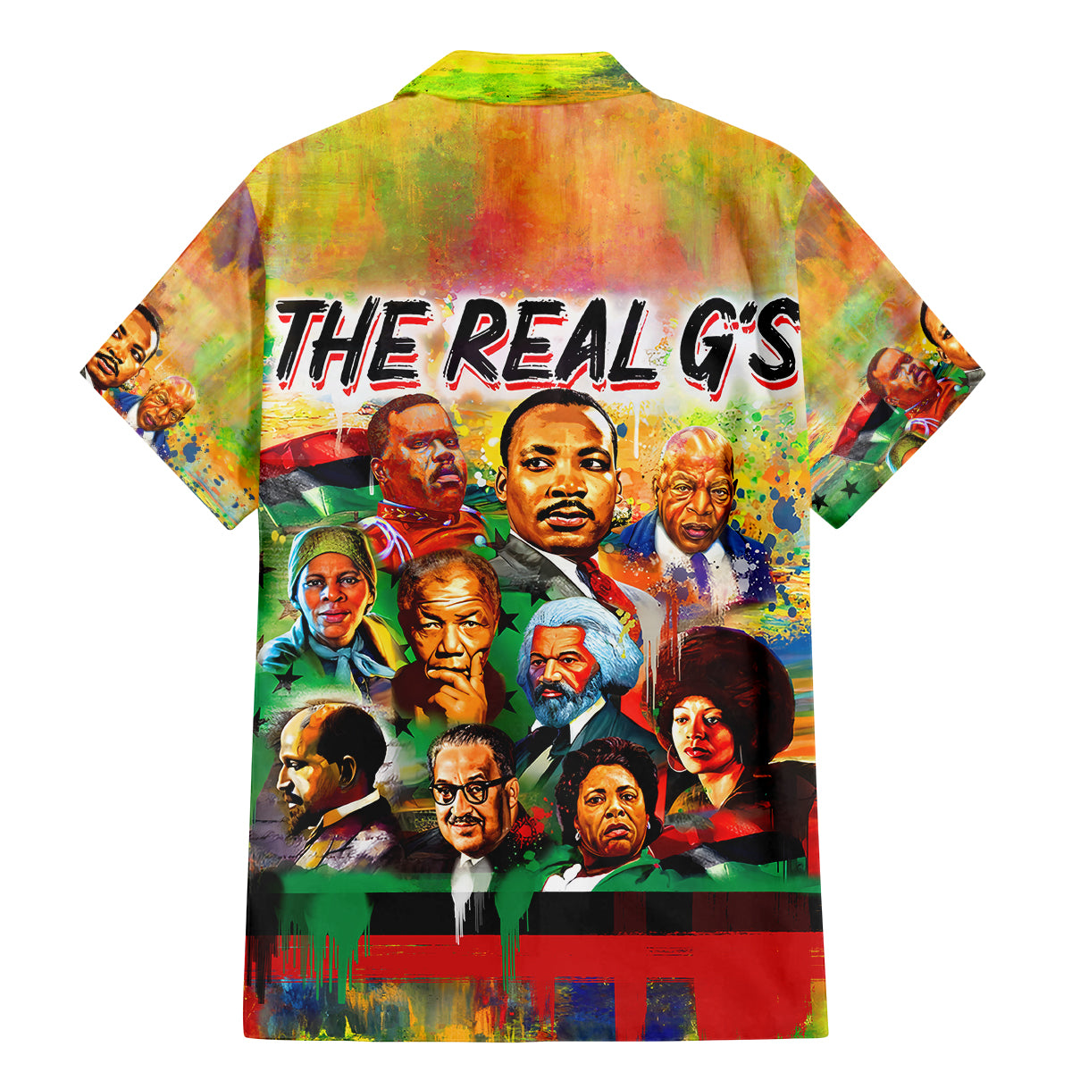 The Real G's Family Matching Mermaid Dress and Hawaiian Shirt Civil Rights Leaders - Wonder Print Shop