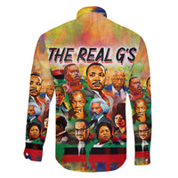 The Real G's Family Matching Off Shoulder Maxi Dress and Hawaiian Shirt Civil Rights Leaders - Wonder Print Shop