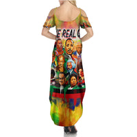 The Real G's Family Matching Summer Maxi Dress and Hawaiian Shirt Civil Rights Leaders - Wonder Print Shop