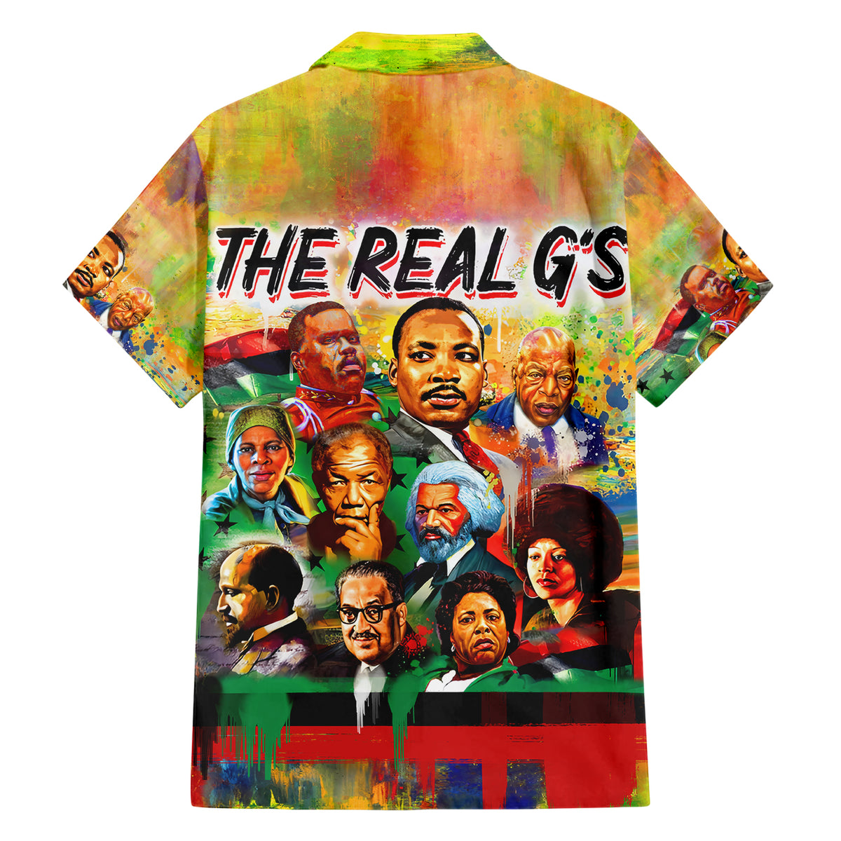 The Real G's Hawaiian Shirt Civil Rights Leaders - Wonder Print Shop