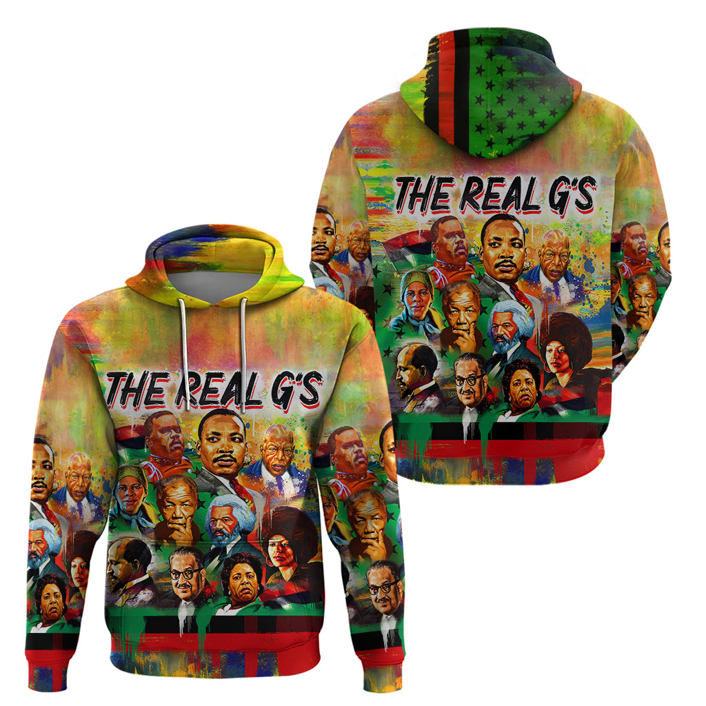 The Real G's Hoodie Civil Rights Leaders - Wonder Print Shop