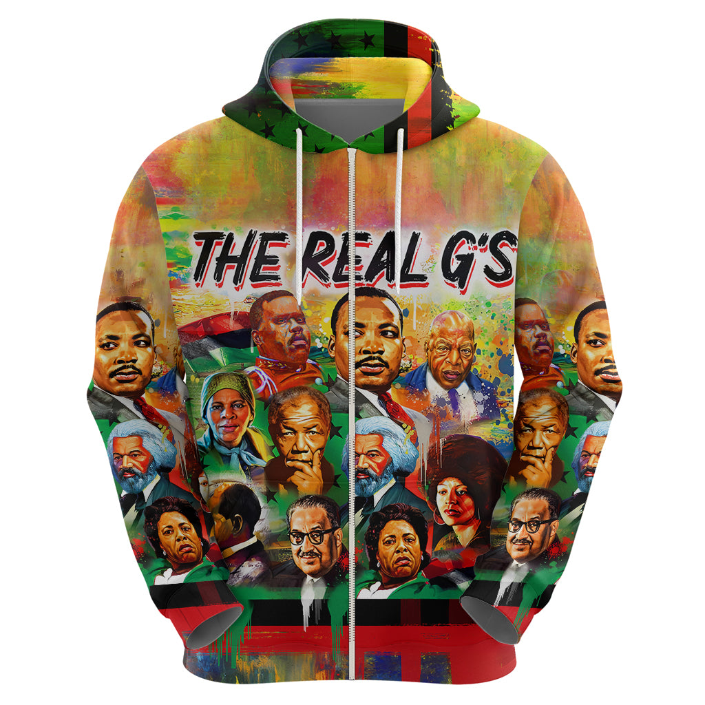 The Real G's Hoodie Civil Rights Leaders - Wonder Print Shop