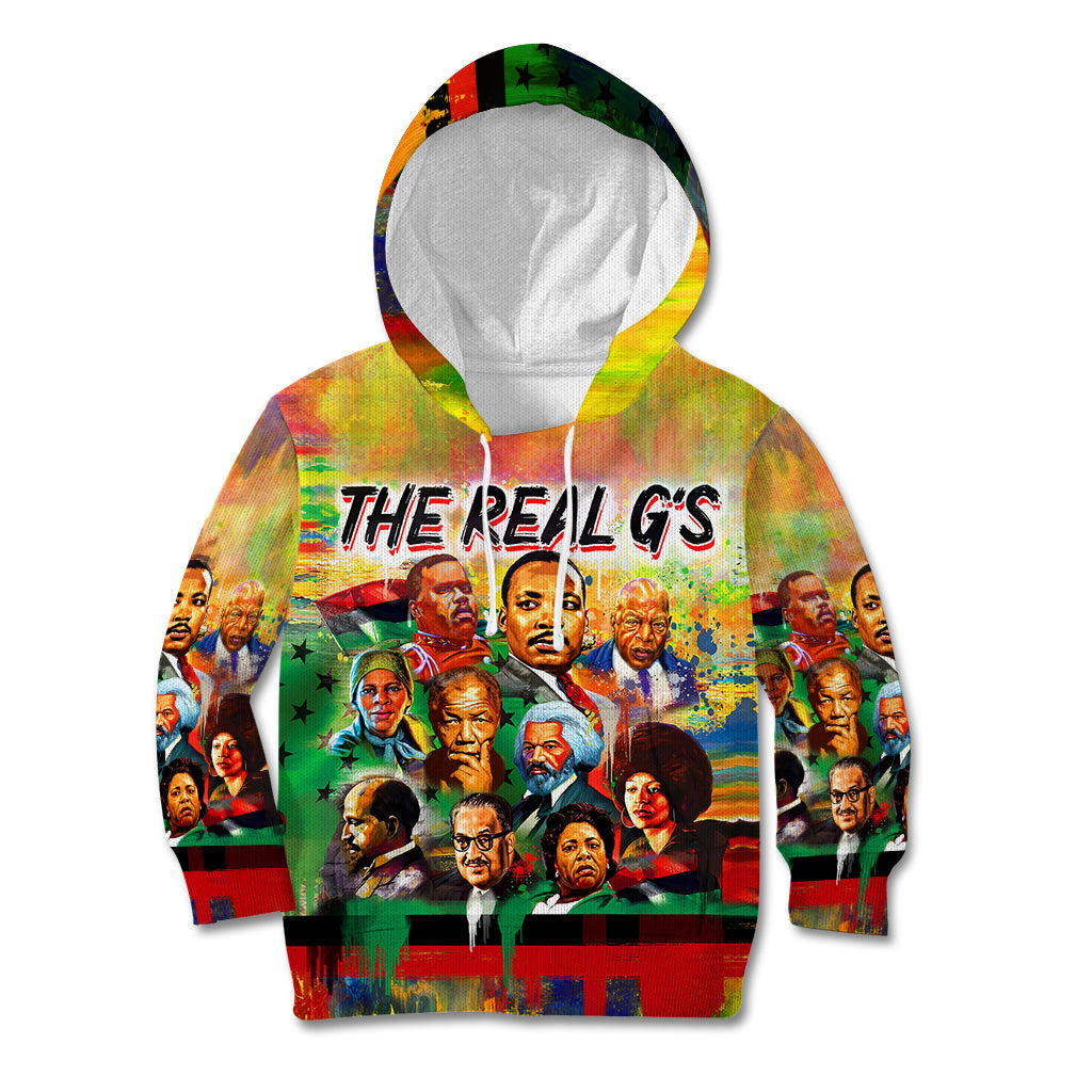 The Real G's Kid Hoodie Civil Rights Leaders - Wonder Print Shop