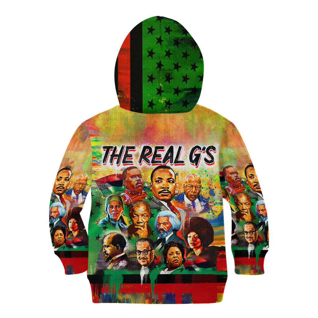 The Real G's Kid Hoodie Civil Rights Leaders - Wonder Print Shop
