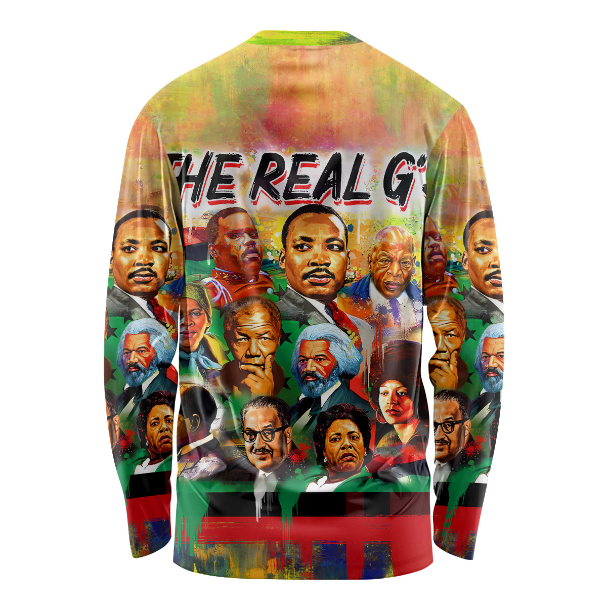 The Real G's Long Sleeve Shirt Civil Rights Leaders - Wonder Print Shop