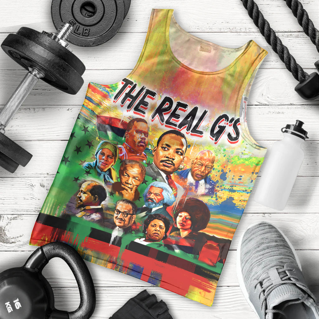 The Real G's Men Tank Top Civil Rights Leaders - Wonder Print Shop