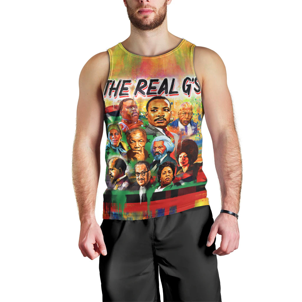 The Real G's Men Tank Top Civil Rights Leaders - Wonder Print Shop