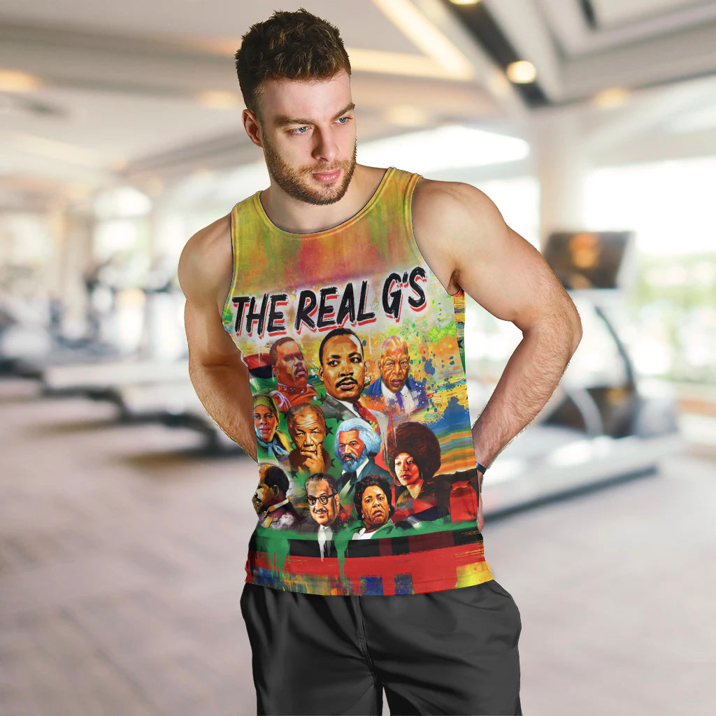 The Real G's Men Tank Top Civil Rights Leaders - Wonder Print Shop