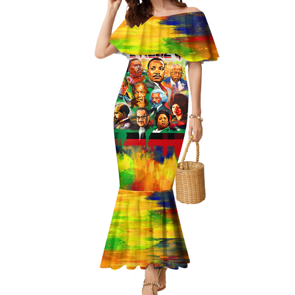 The Real G's Mermaid Dress Civil Rights Leaders - Wonder Print Shop