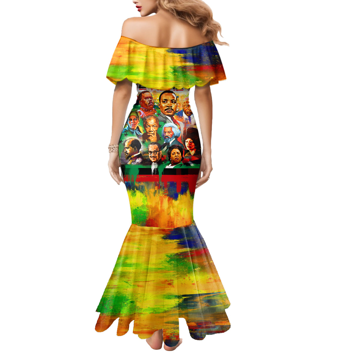 The Real G's Mermaid Dress Civil Rights Leaders - Wonder Print Shop